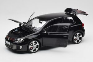 Volkswagen Golf GTI Mk6 Black Norev 1:18 188502 Diecast - image 2 of 8