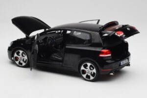 Volkswagen Golf GTI Mk6 Black Norev 1:18 188502 Diecast - image 5 of 8