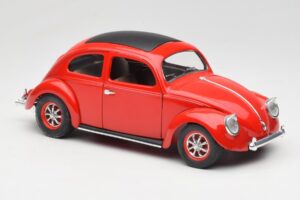 Volkswagen Beetle Red Solido 1:18 8306 Diecast - image 6 of 8