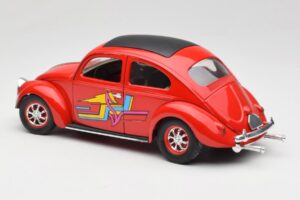 Volkswagen Beetle Red Solido 1:18 8306 Diecast - image 7 of 8