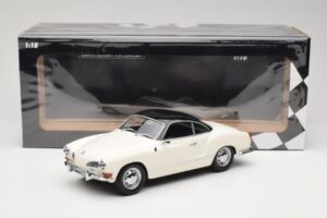 Volkswagen Karmann Ghia Cream Black Minichamps 1:18 155054021 Diecast - image 6 of 6