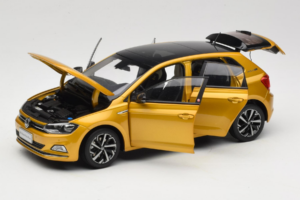 Volkswagen Polo Plus Yellow OEM 1:18 ZVY000009GEL Diecast - image 2 of 8