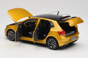 Volkswagen Polo Plus Yellow OEM 1:18 ZVY000009GEL Diecast - image 5 of 8