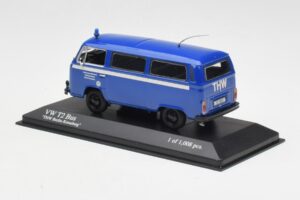 Volkswagen T2 Bus THW Minichamps 1:43 400053094 Diecast - image 3 of 4