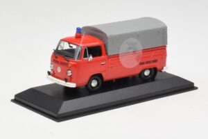 Volkswagen T2 Flatbed Fire Department Dortmund Minichamps 1:43 400053290 Diecast - image 2 of 4