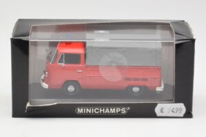 Volkswagen T2 Flatbed Fire Department Dortmund Minichamps 1:43 400053290 Diecast - image 4 of 4