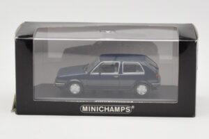 Volkswagen Golf Mk2 Blue Trade Show Sample Minichamps 1:43 GOLFHANDMUSTER Diecast - image 4 of 4