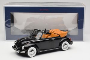 Volkswagen Beetle 1303 Cabriolet Black Norev 1:18 188533 Diecast - image 6 of 6