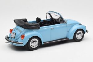 Volkswagen Beetle 1303 Cabriolet Light Blue Norev 1:18 188531 Diecast - image 2 of 6