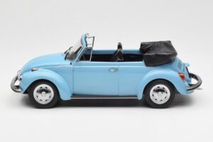 Volkswagen Beetle 1303 Cabriolet Light Blue Norev 1:18 188531 Diecast - image 3 of 6