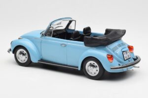 Volkswagen Beetle 1303 Cabriolet Light Blue Norev 1:18 188531 Diecast - image 5 of 6