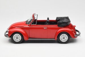Volkswagen Beetle 1303 Cabriolet Red Norev 1:18 188529 Diecast - image 3 of 6