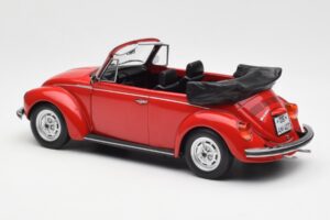 Volkswagen Beetle 1303 Cabriolet Red Norev 1:18 188529 Diecast - image 5 of 6