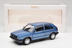 Volkswagen Golf Mk2 10 Million Star Blue Metallic Norev 1:18 188562 Diecast - image 8 of 8