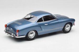 Volkswagen Karmann Ghia Coupe Neptune Blue Minichamps 1:18 155054022 Diecast - image 2 of 6