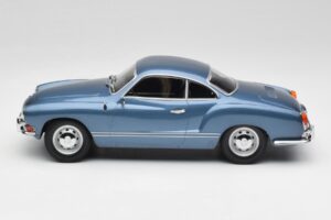 Volkswagen Karmann Ghia Coupe Neptune Blue Minichamps 1:18 155054022 Diecast - image 3 of 6