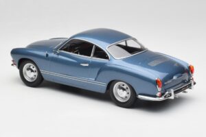 Volkswagen Karmann Ghia Coupe Neptune Blue Minichamps 1:18 155054022 Diecast - image 5 of 6