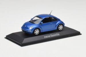 Volkswagen New Beetle Satellite Blue Minichamps 1:43 430058004 Diecast - image 2 of 4