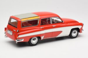 Wartburg 311 Camping Deluxe Red White BoS Models 1:18 BOS037 Resin - image 2 of 6