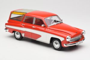 Wartburg 311 Camping Deluxe Red White BoS Models 1:18 BOS037 Resin - image 4 of 6