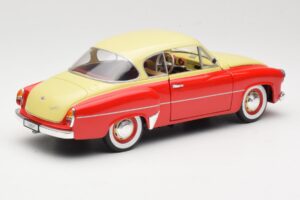Wartburg 311 Coupe Red & Beige Revell 1:18 8418 Diecast - image 3 of 8