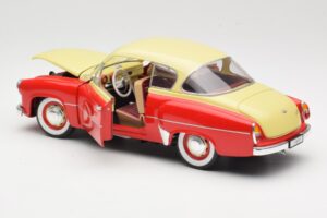 Wartburg 311 Coupe Red & Beige Revell 1:18 8418 Diecast - image 5 of 8
