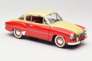 Wartburg 311 Coupe Red & Beige Revell 1:18 8418 Diecast - image 6 of 8