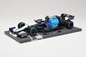 Williams Racing Mercedes FW43B #6 N. Latifi Belgian GP 2021 Minichamps 1:18 117211306 Diecast - image 2 of 6