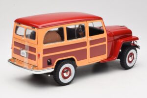 Willys Jeep Station Wagon Red Road Signature 1:18 92858 Diecast - image 3 of 8