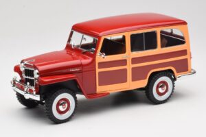 Willys Jeep Station Wagon Red Road Signature 1:18 92858 Diecast