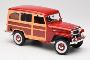 Willys Jeep Station Wagon Red Road Signature 1:18 92858 Diecast - image 6 of 8