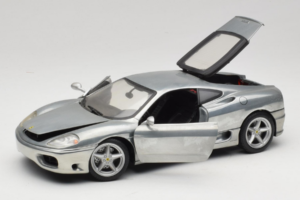 Ferrari 360 Modena Chrome Silver Hot Wheels 1:18 27774 Diecast - image 2 of 8