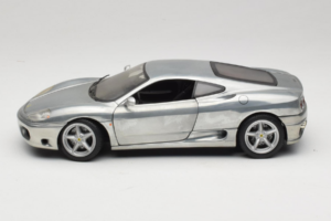 Ferrari 360 Modena Chrome Silver Hot Wheels 1:18 27774 Diecast - image 4 of 8