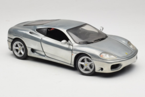Ferrari 360 Modena Chrome Silver Hot Wheels 1:18 27774 Diecast - image 6 of 8