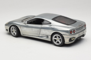 Ferrari 360 Modena Chrome Silver Hot Wheels 1:18 27774 Diecast - image 7 of 8